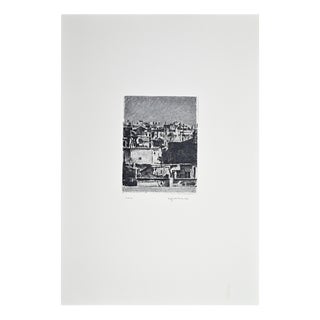 Sigfrido Oliva, Cityscape, 1995, Etching For Sale