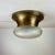 Brass and Murano Glass Ceiling Lamp, Italy, 1960s For Sale - Image 17 of 17