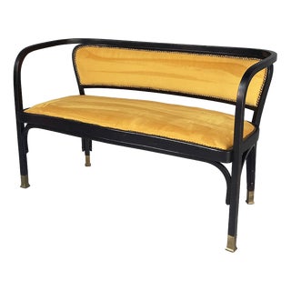 Austrian Bench by Gustav Siegel for Jacob & Josef Kohn, 1930s For Sale