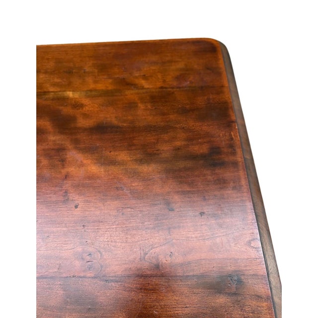 Antique Spool-Turned Oak Side Table For Sale - Image 9 of 11
