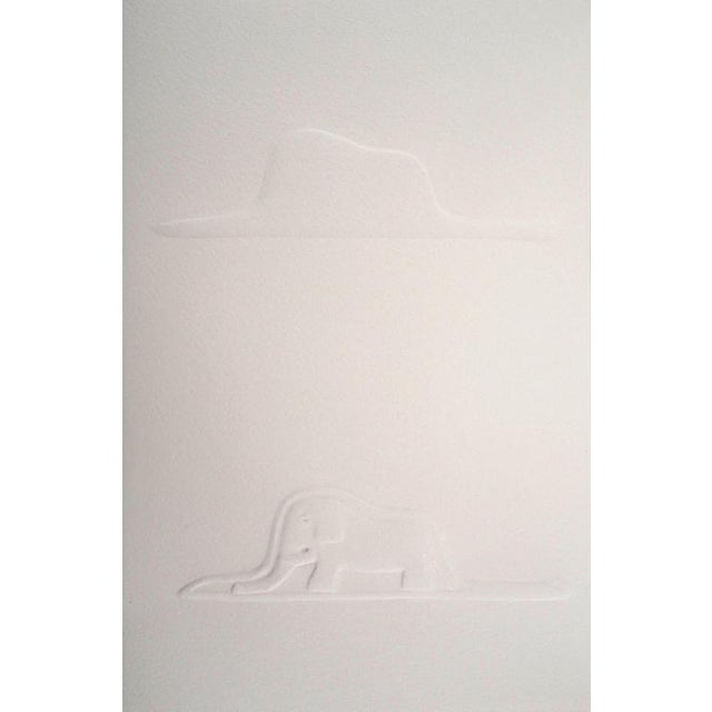 Antoine de Saint-Exupery, Boa Open and Boa Closed, Etching For Sale - Image 4 of 4