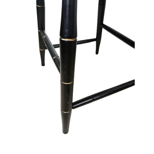 Black Vintage Collegiate Windsor Chairs by Nichols & Stone, Made for Cedar Crest College For Sale - Image 8 of 14