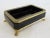 C.1930's Cenedese Murano Italian Hand-Blown Black Keepsake Lidded Box & Accent Dish With Bronze Gilded Mounts For Sale - Image 11 of 18