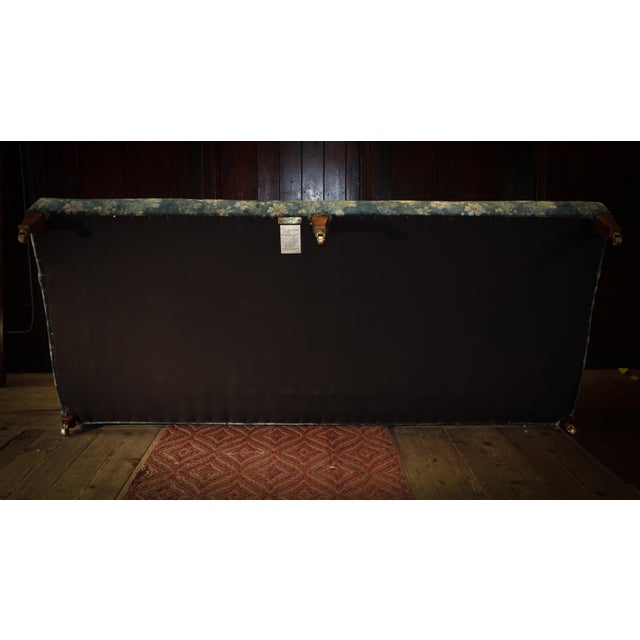 Large Vintage Two-Seater Sofa in Velvet by George Smith, 2010s For Sale - Image 16 of 17