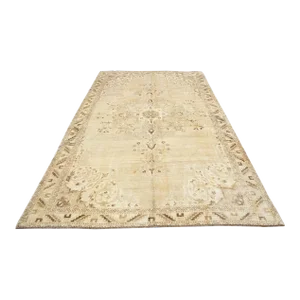 1960s Bohemian Decor Wool Oversize Rug 7x10