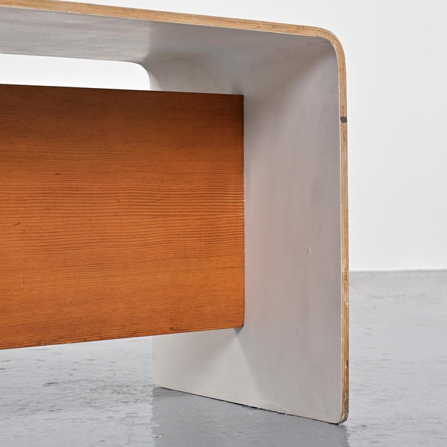 White Bedside Table by Pierre Guariche for Negroni, 1968 For Sale - Image 8 of 12
