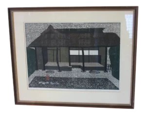 Kiyoshi Saito Japanese Woodblock Print / Mid Century