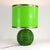 Vintage Table Lamp in Green Glazed Ceramic and Acrylic Glass, Italy, 1970s For Sale - Image 6 of 6