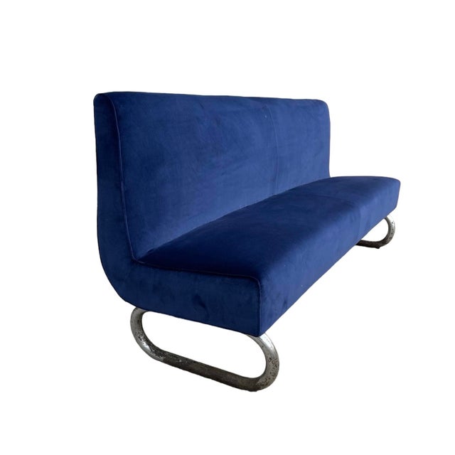 Blue Set of Sofas by Gio Ponti, 1930 For Sale - Image 8 of 10