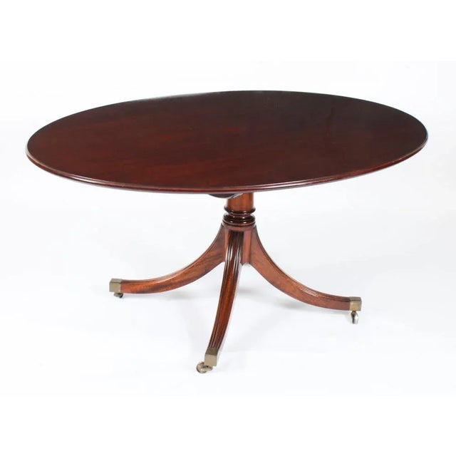 Vintage Oval Dining Table & Chairs attributed to William Tillman, 1980s, Set of 7 For Sale - Image 3 of 18