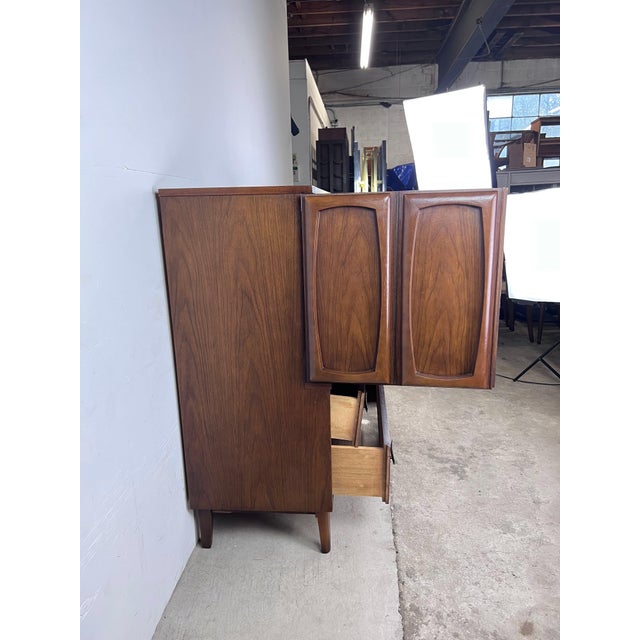 Mid Century Modern Gentleman's Chest With Brass Hardware Chairish