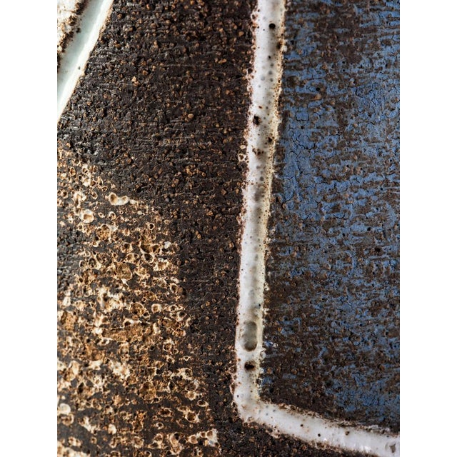 1960s Glazed Stoneware Vase from Zaalberg Holland, 1950s For Sale - Image 5 of 14