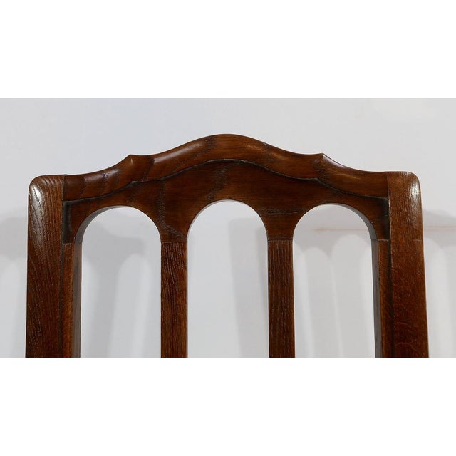Late 19th Century Dining Chairs in Oak, Set of 4 For Sale - Image 9 of 17