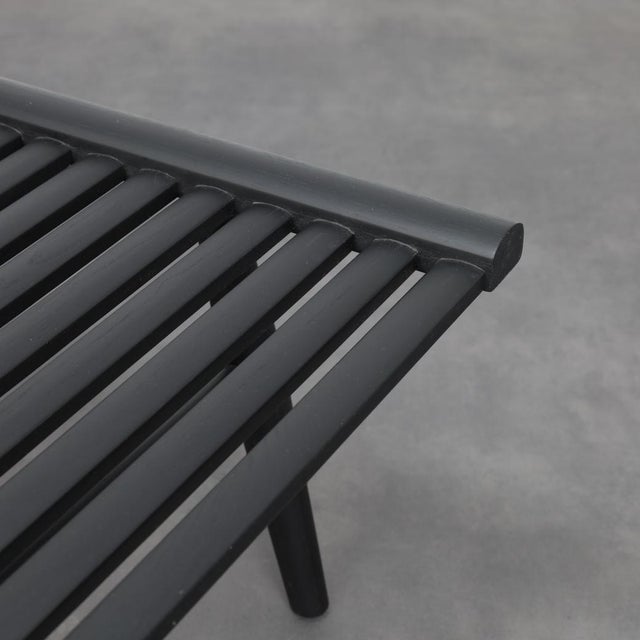 Slatted Wood Bench from Stellar Works, 2000s For Sale - Image 6 of 9