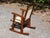 Vintage Mid Century Child Size Small Cane Rocking Chair Rocker For Sale - Image 10 of 14