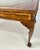 Mid 20th Century Large English Chippendale Style Burl Walnut Partners Desk With Ogee Molded Drawers For Sale - Image 13 of 18
