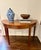 Stunning pair of Federal Style Mahogany Demilune Tables, early 20th century. The tables may be joined to create a large...