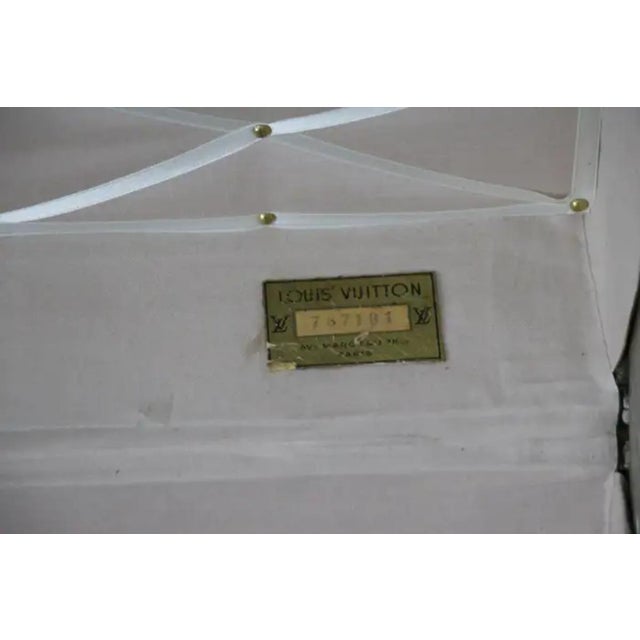 Steamer Trunk in Stenciled Monogram from Vuitton Trunk, 1920s For Sale - Image 13 of 15