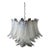 Italian Murano Six-Tier Trasparent Felci Glass Chandelier – 36 Glasses For Sale