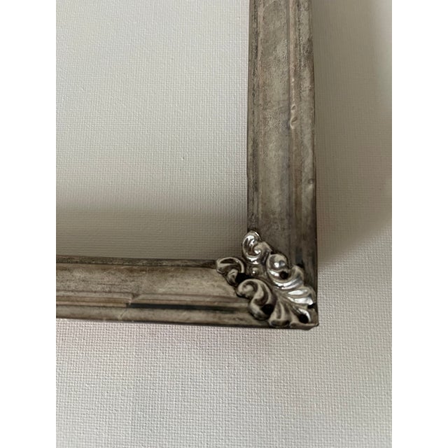Early 19th Century Boho Antique Silver Frame Victorian 1820 For Sale - Image 5 of 5