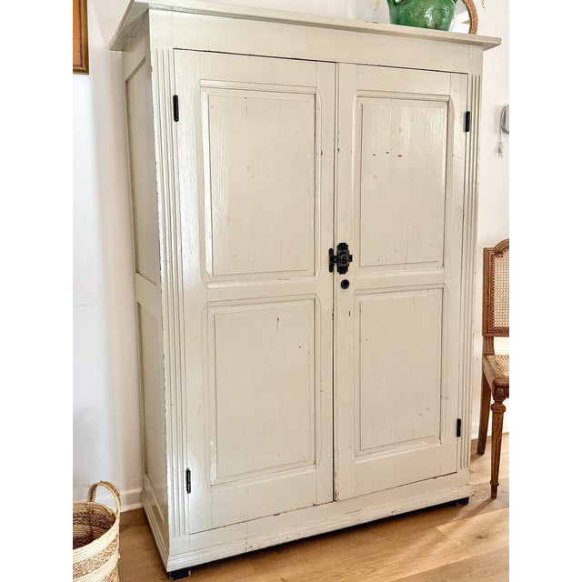 Antique French Provincial Armoire, 1870 For Sale - Image 9 of 13