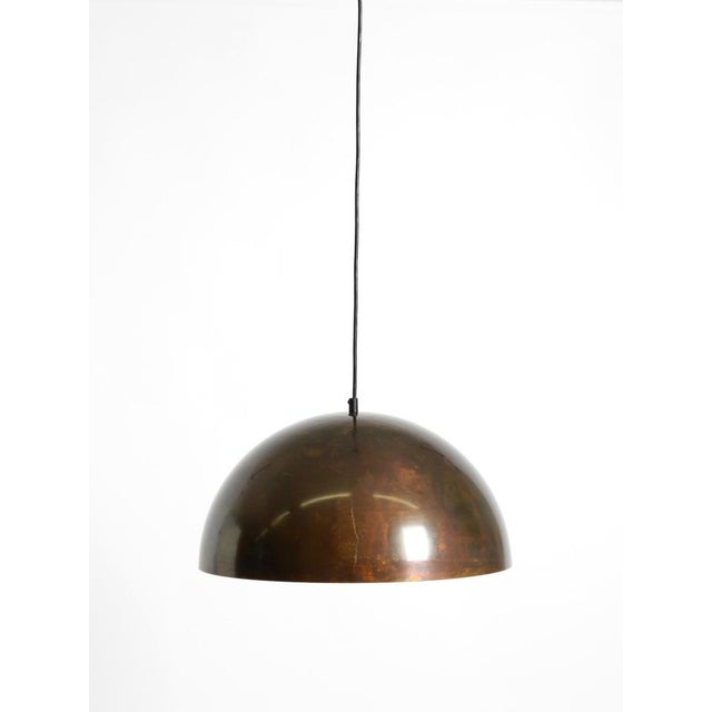 Large Space Age Pendant Lamp with Copper Shade by Beisl Leuchten, 1960s For Sale - Image 10 of 18