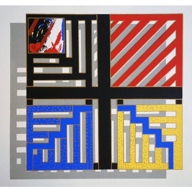 Oscari NIVESE (1944) Sculpted Pans Original color silkscreen print Signed in pencil Limited edition of 60 (the number...