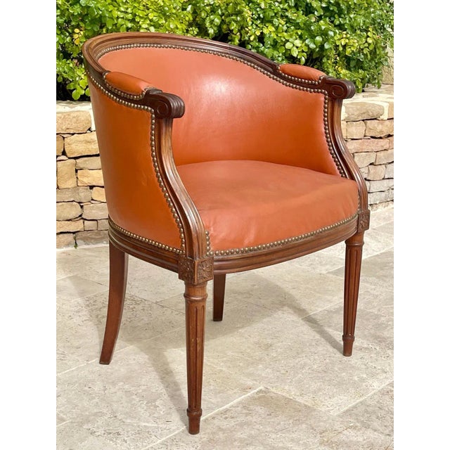 Louis XVI Style Desk Chair For Sale - Image 6 of 13