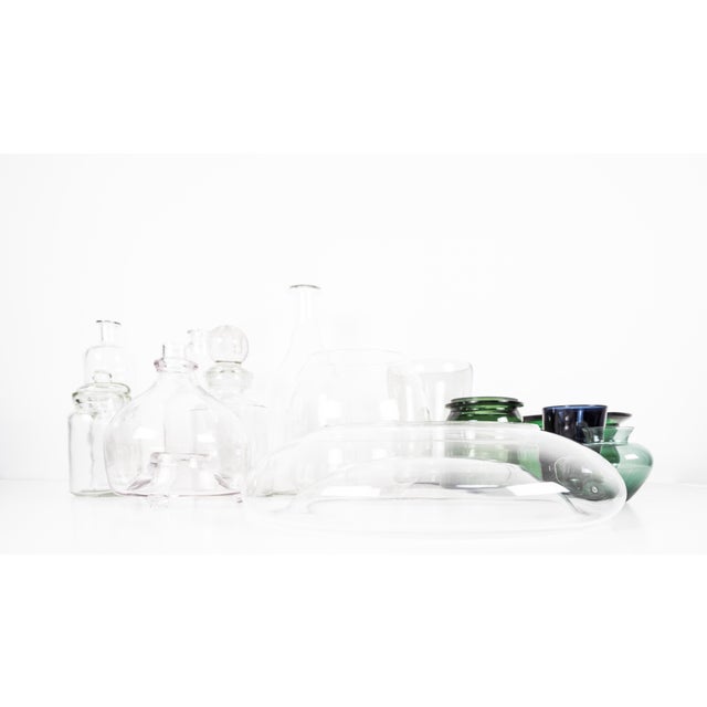 Glass Glass Bottles and Jars, Set of 13 For Sale - Image 7 of 16