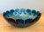 Glass Vintage Mid Century Modern Swedish Scalloped Glass Bowl For Sale - Image 7 of 12