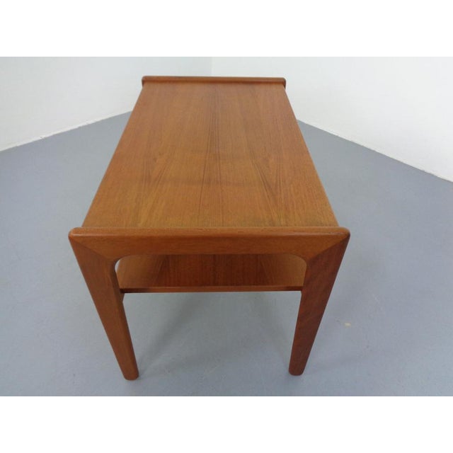 Brown Teak Table with Drawer from Arne Wahl Iversen, Denmark, 1960s For Sale - Image 8 of 18