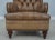 Animal Skin Maitland Smith Tufted Leather No.1134 Piper Chair For Sale - Image 7 of 13