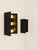 1970s Black and Chrome Metal Wall Sconces, France, 1970, Set of 2 For Sale - Image 5 of 6