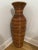 Brown Vintage Crespi Style Large Pencil Reed Floor Vase For Sale - Image 8 of 8