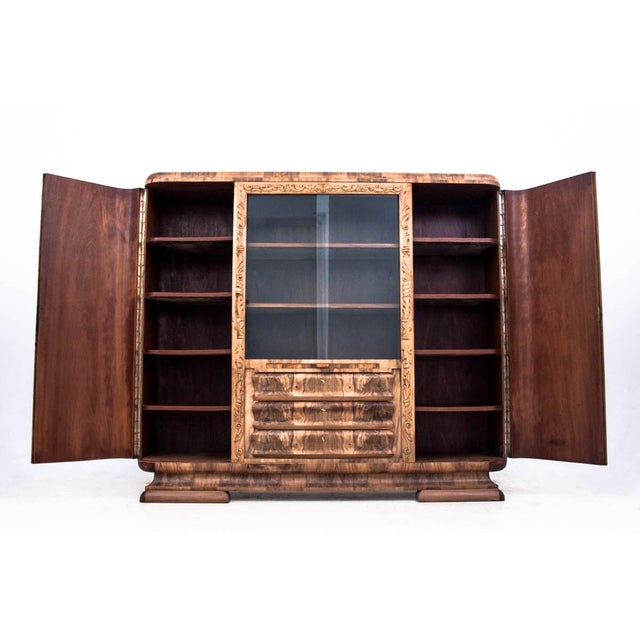 Polish Art Deco Library, 1930, in Restored conditions. Designed 1920 to 1949