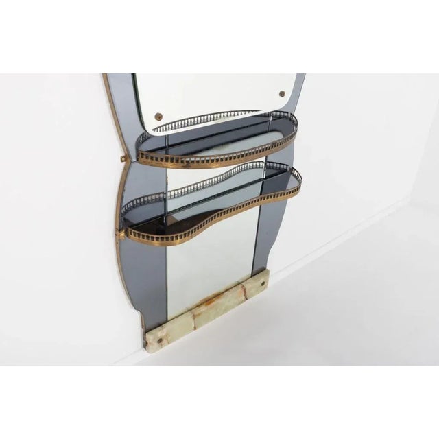 Mid-Century Modern Italian Mirror from Crystal Art, 1960s For Sale - Image 3 of 11