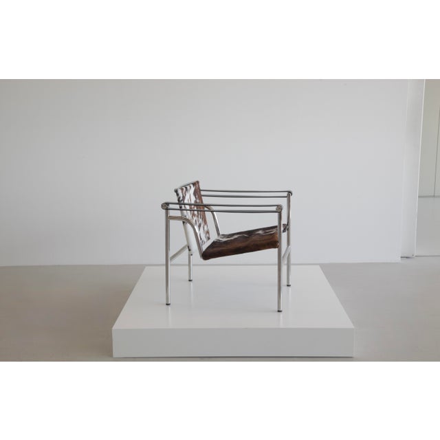 Animal Skin LC1 Armchair by Le Corbusier, P. Jeanneret and C. Perriand for Cassina, 1960s For Sale - Image 7 of 10