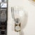 Modernist Brass Handblown Iridescent Vintage Murano Glass Orbital Drop Sconces For Sale - Image 12 of 15
