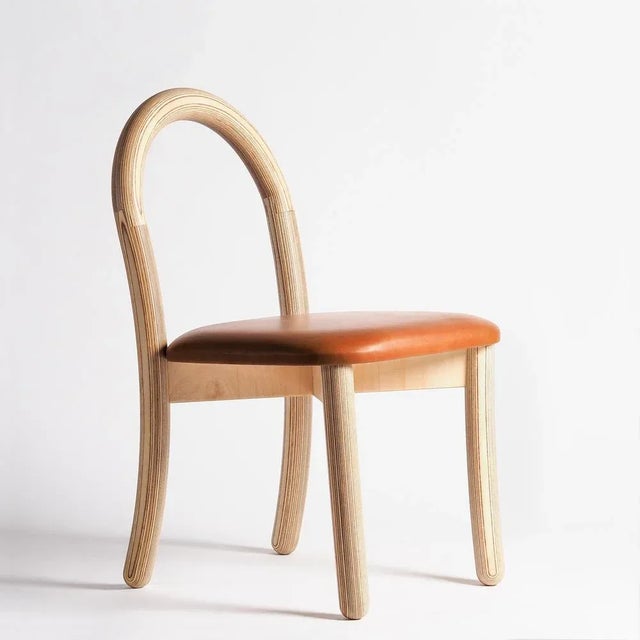 Set of 4, Goma dining chairs by Made By Choice Dimensions: 59 x 55 x 80 cm Materials: Plywood Also available: Upholstery...