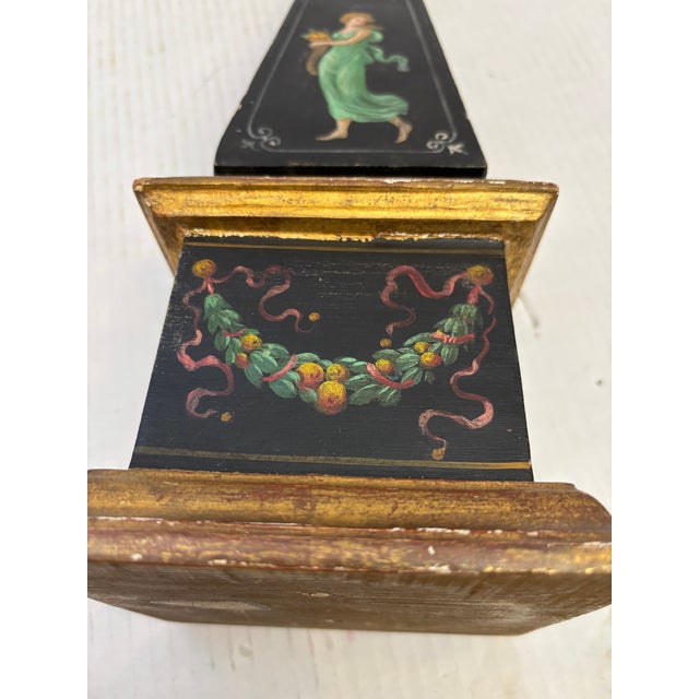 Vintage Italian Hand Painted Obelisk For Sale - Image 11 of 14