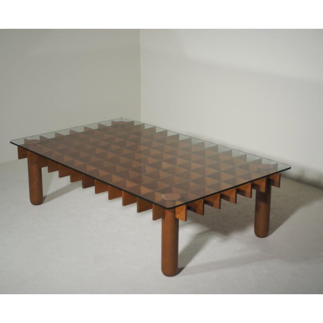 Kyoto Coffee Table attributed to Gianfranco Frattini for Ghianda, Italy, 1970s For Sale - Image 14 of 18