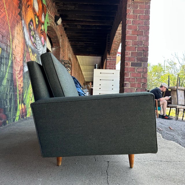 Mid 20th Century Florence Knoll for Knoll Associates Settee Loveseat For Sale - Image 5 of 11