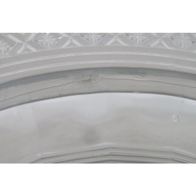 Indiana Glass Round Covered Butter Star Band Dish Domed Lid Serving Bowl 4506b For Sale - Image 10 of 14