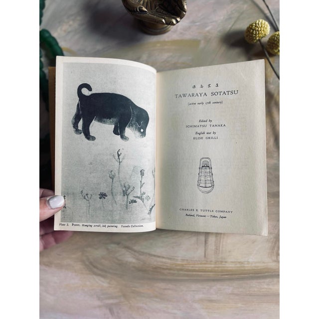 1956 Sotatsu Library of Japanese Art Vintage Book For Sale - Image 9 of 10
