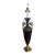Antique Cobalt Blue Porcelain Bronze Mounted French Empire Style Table Lamp For Sale