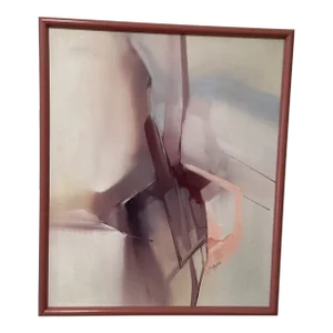 Late 20th Century Abstract Impressionist Framed Painting by J.Kulger