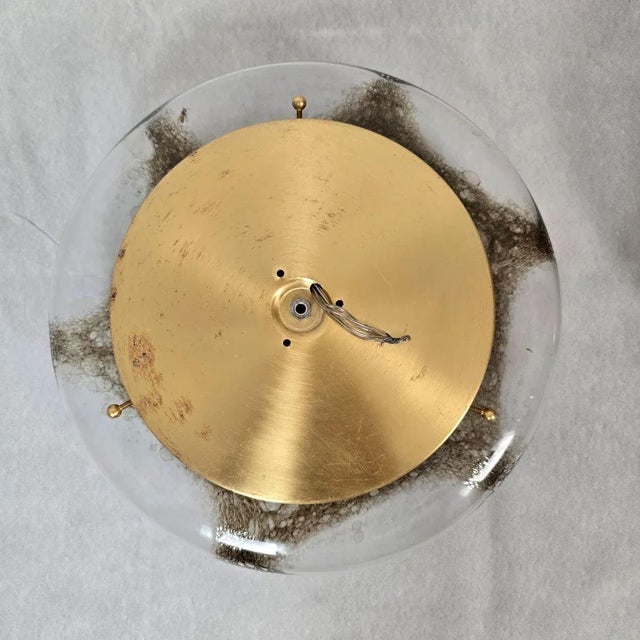 Pair of Brown Mid-Century Murano Glass Sconces 1960s For Sale - Image 12 of 12