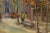 Impressionist Autumn Cityscape, Late 20th-Century, Oil on Canvas, Framed For Sale - Image 5 of 12