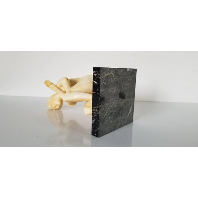 A. Santini Italian Classic Venus Nude Female Sculpture on Marble Base/ Sold For Sale - Image 12 of 13