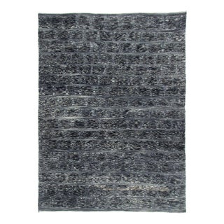 Hand-Knotted Wool Rug by Azele Studio For Sale